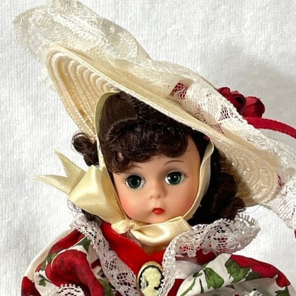 Madame Alexander restrung 8" Scarlett Picnic Shadow doll with stand. - Picture 2 of 8